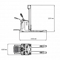 Чертеж Штабелер AURORA MB15