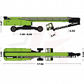 Чертеж Телескопический подъемник AURORA ZT82J
