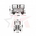 Чертеж Ножничный подъемник AURORA SR1018D 