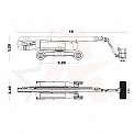 Чертеж Коленчатый подъемник AURORA AB46RJ 