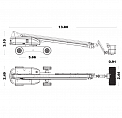 Чертеж Телескопический подъемник Sinoboom TB38J PLUS